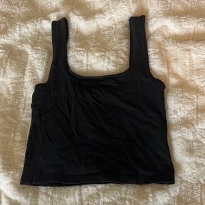 Cotton On Black Cropped Tank